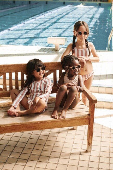 LIEWOOD Belle Bikinit, Coral Blush/Creme de la Creme Stripe