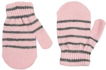 Lindberg Magic Wool Stripe Sormikkaat 2-pack, Pink/Anthracite