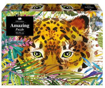 1play Amazing Palapeli Leopardi Akvarelli 1000 