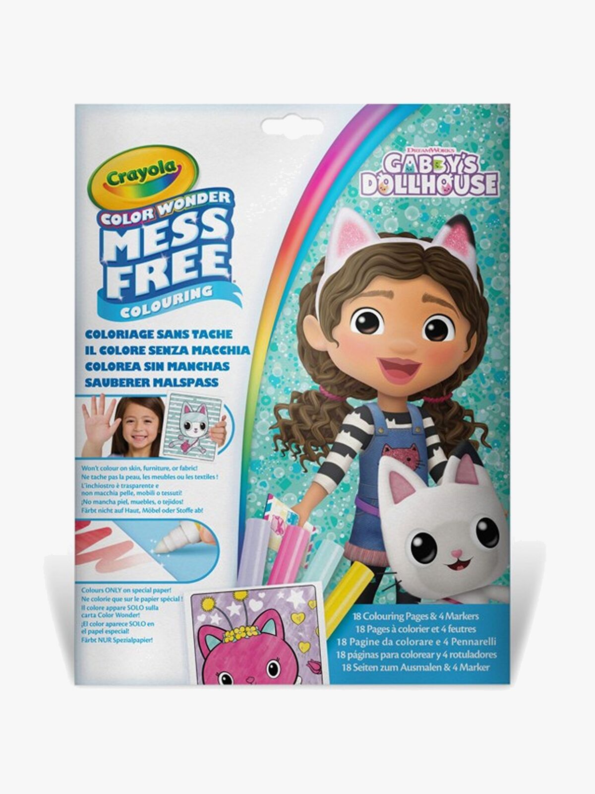 Gabbyn Nukketalo Color Wonder Taidesetti