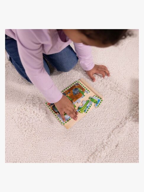 Melissa & Doug Työajoneuvot 4-in-1 Palapeli 12