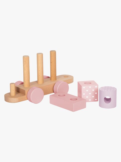 Small Foot Palikkajuna, Vaaleanpunainen