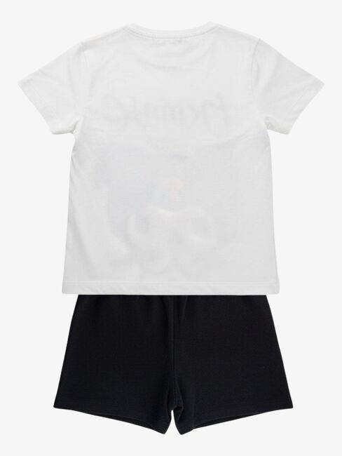 Hello Kitty Kuromi T-paita + Shortsit Setti, Valkoinen