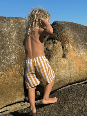 Swim Essentials Uimashortsit, Flow Yellow/White