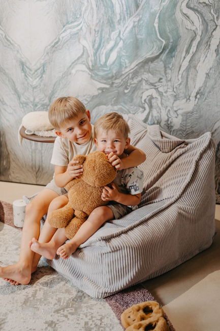 Yappy Kids Yappyhug Säkkituoli, Light Grey