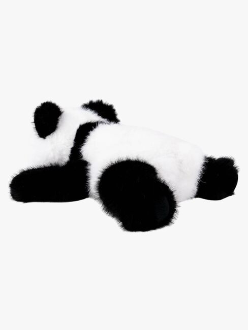 Teddykompaniet Pehmolelu Makaava Panda 28 cm, Musta/Valkoinen