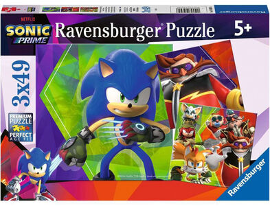 Ravensburger Palapelit Sonic Prime 3x49