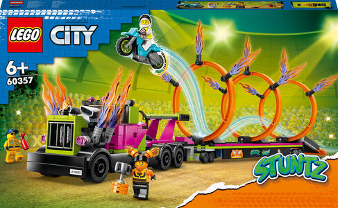LEGO City Stuntz 60357 Stunttiauto ja tulirengashaaste