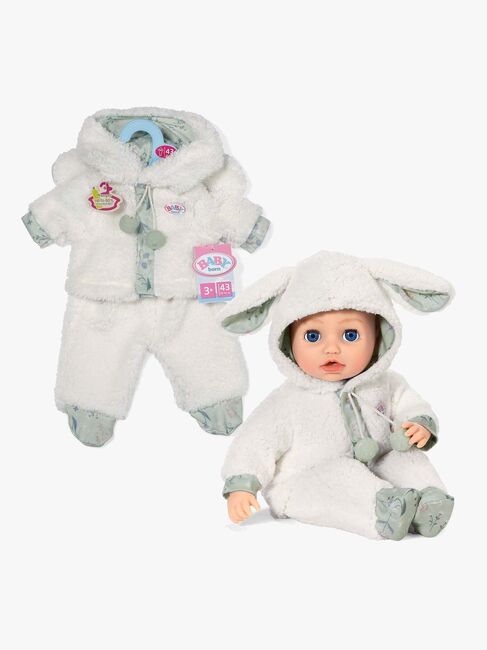 BABY born Nukenvaatteet Lampaannahkaa 43 cm