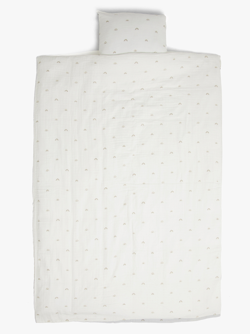 Alice & Fox AVIVA Pussilakanasetti Juniorisänky 150x210, Valkoinen