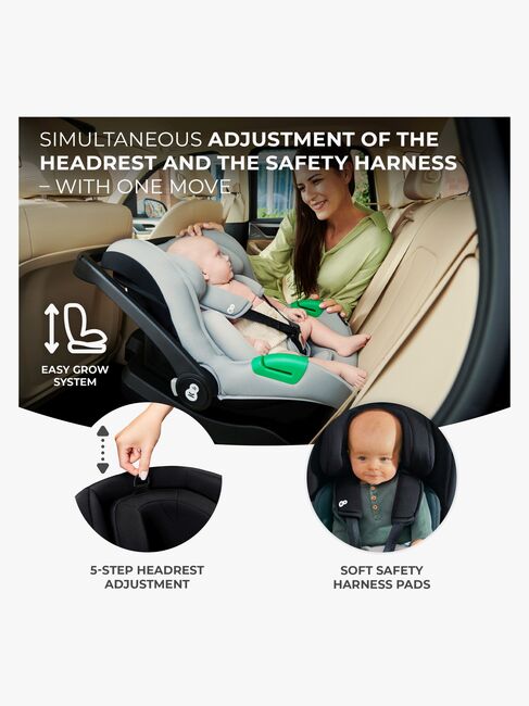 Kinderkraft MINK PRO i-Size Turvakaukalo, Grey