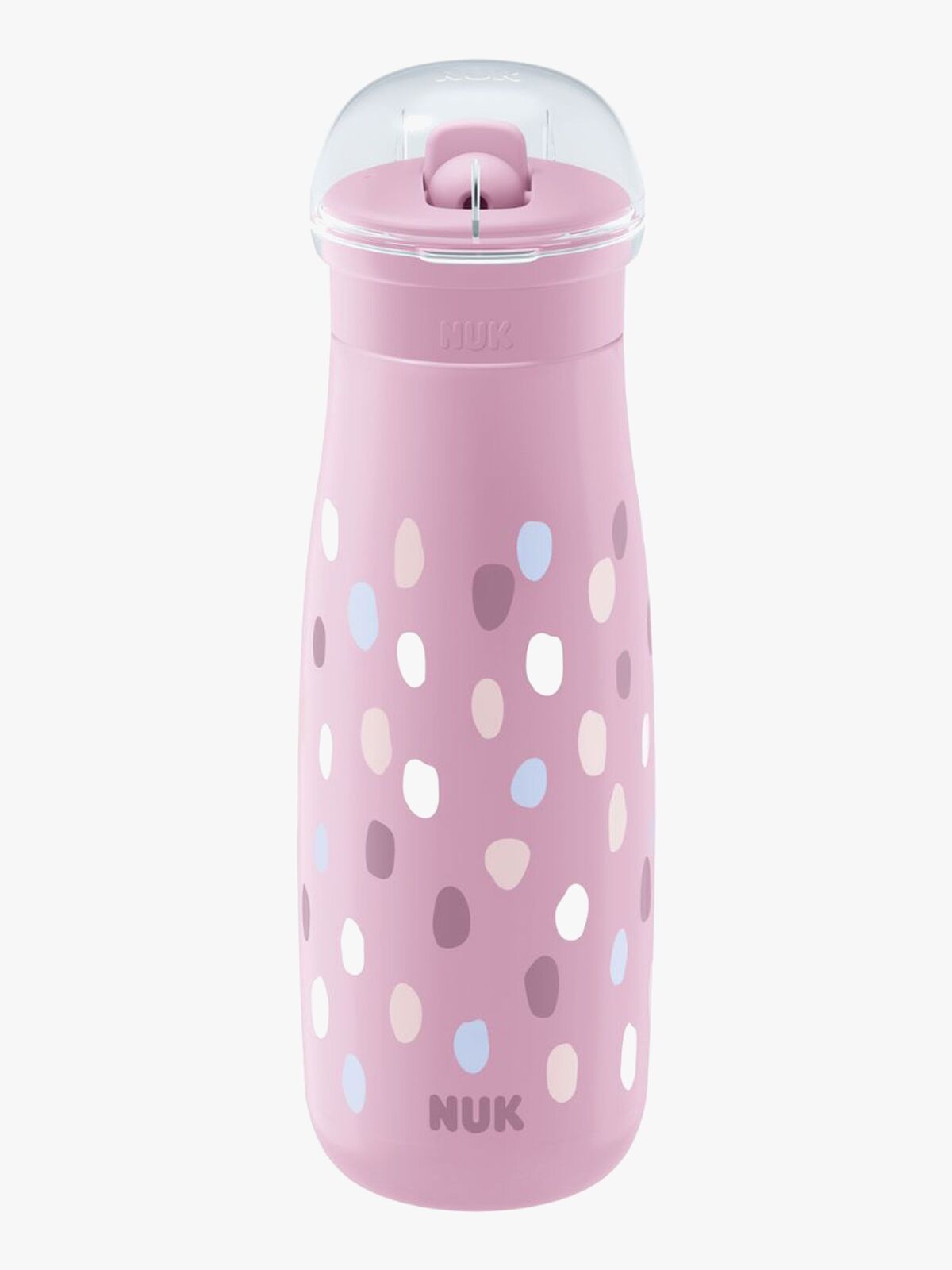 NUK Mini-Me Flip Pullo, Purple Dots