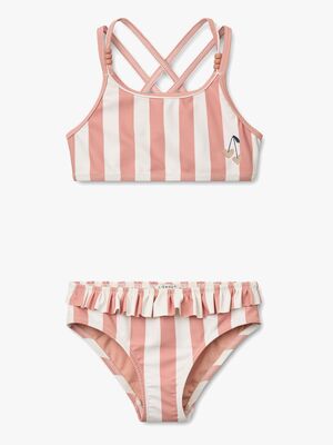 LIEWOOD Belle Bikinit, Coral Blush/Creme de la Creme Stripe