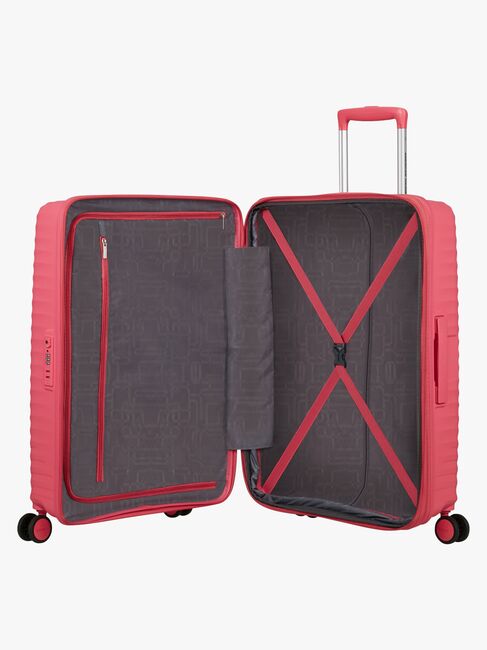American Tourister Diablast Spinner Matkalaukku 81-91L, Pink Glitch