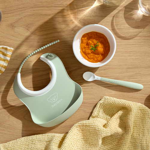 BabyBjörn Kolmiosainen Ruokailusetti, Vaaleanvihreä