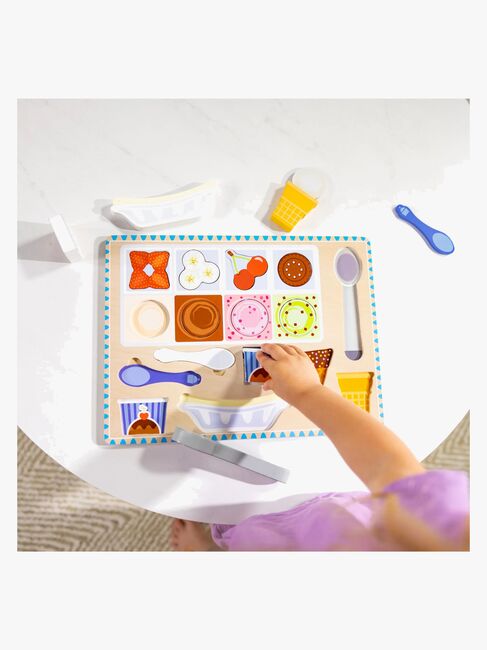 Melissa & Doug Magneettinen Palapeli & Leikkisetti Jäätelö 16