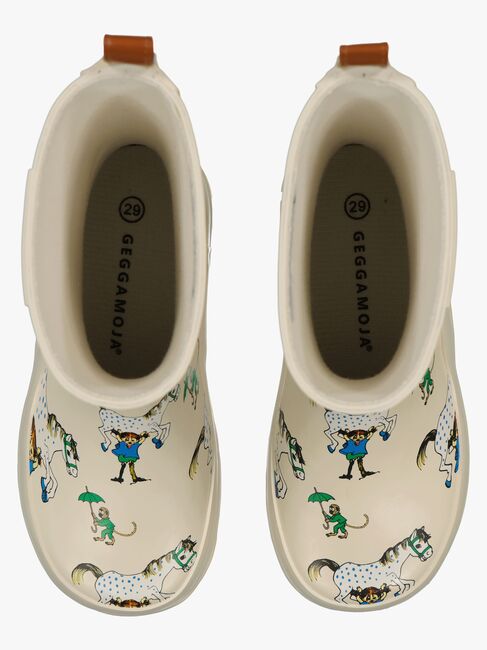 Geggamoja Kumisaappaat Peppi Pitkätossu, Beige