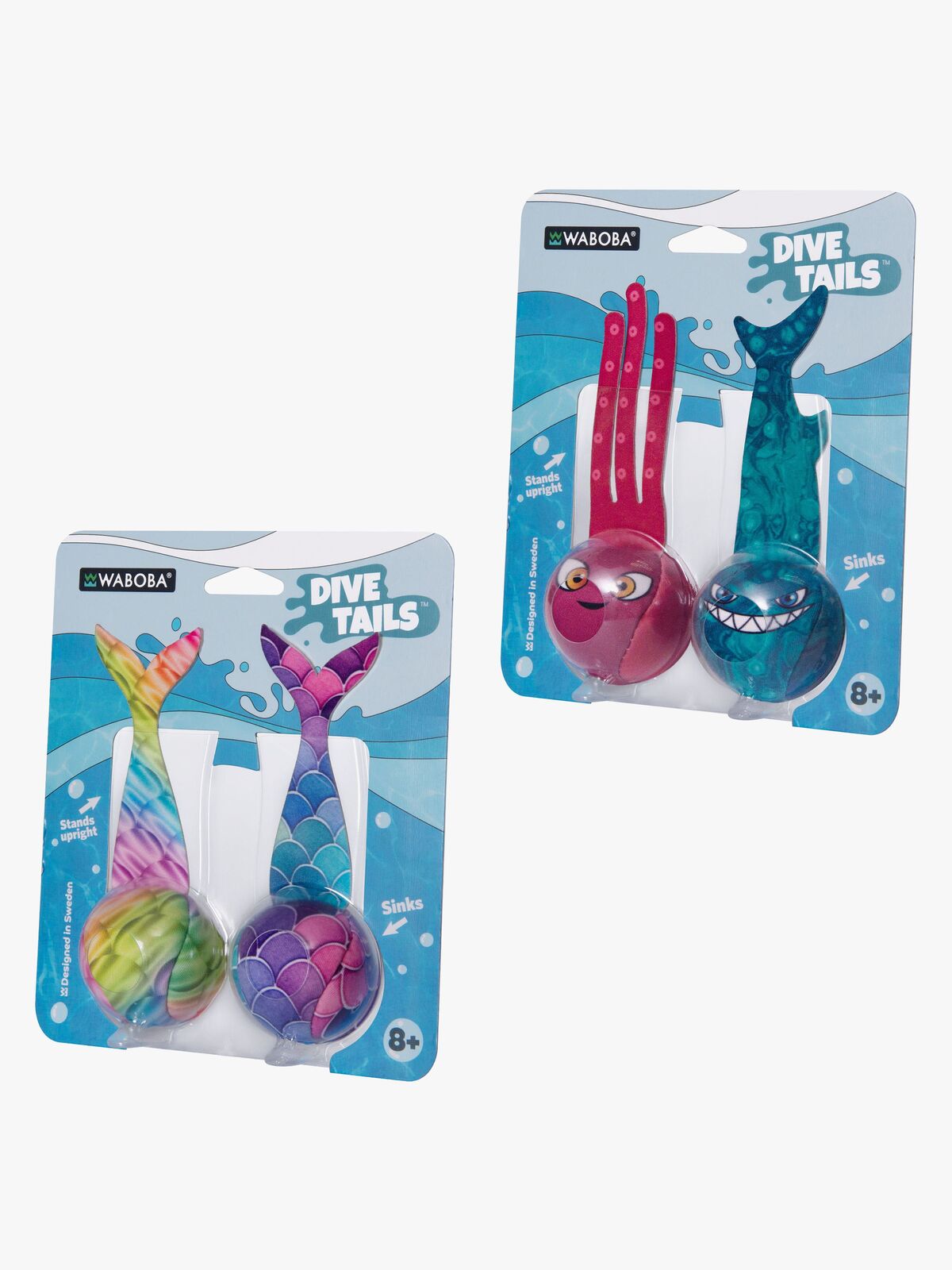 Waboba Dive Tails Sukelluslelu 2-pack, Lajiteltu