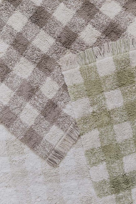 LorenaCanals Pestävä Vichy Matto 90x120 cm, Marron