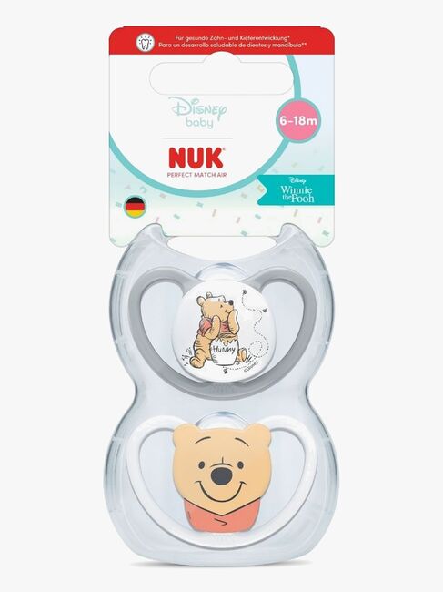 NUK Perfect Match Air Tutti 2-pack Koko 2 Nalle Puh
