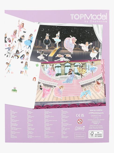 TOPModel Stickerworld Tarrakirja Baletti