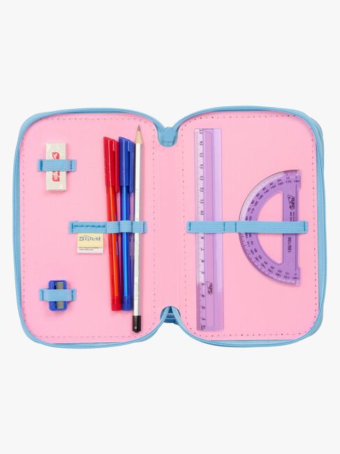 Disney Stitch  Täytetty Kolmilokeroinen Penaali 37 Osaa, Bright