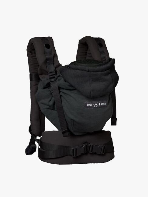 Love Radius HoodieCarrier 2 Kantoreppu, Black Forest