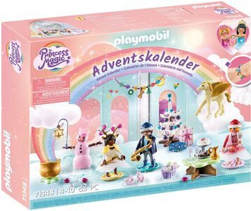 Playmobil 71348 Princess Magic Joulukalenteri Joulu Sateenkaaren Alla