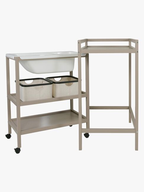 Quax Basic Hoitopöytä + Kylpyamme, Stone