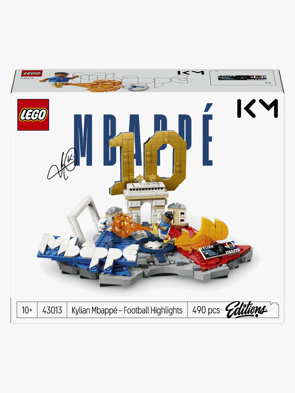 LEGO Editions Football 43013 Kylian Mbappé – jalkapallon tähtihetket