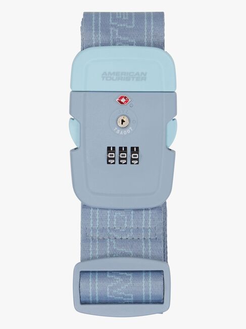 American Tourister TSA Matkalaukkuhihna, Stone Blue/Blue