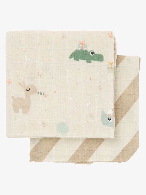 Done By Deer Celebration Musliiniviltti 2-pack, Sand