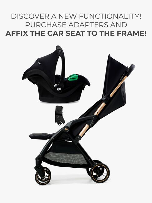 Kinderkraft APINO Matkarattaat, Raven Black