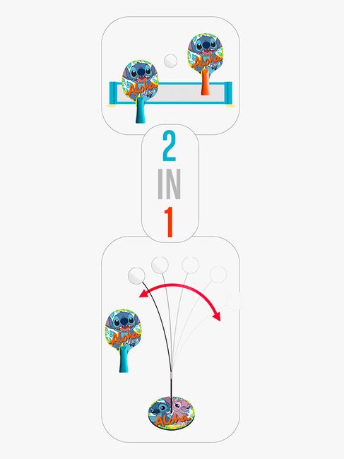 Disney Stitch 2-in-1 Pöytätennissetti