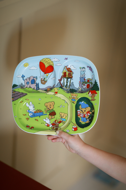 Bamse Kuvio Jaettu Lautanen