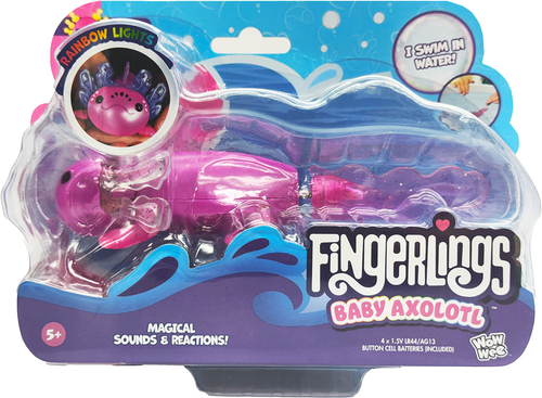 Fingerlings Hahmo Axolotl Glitter