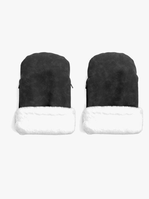 KONG.WALTHER Østerbro Faux Suede Vaunurukkaset, Black
