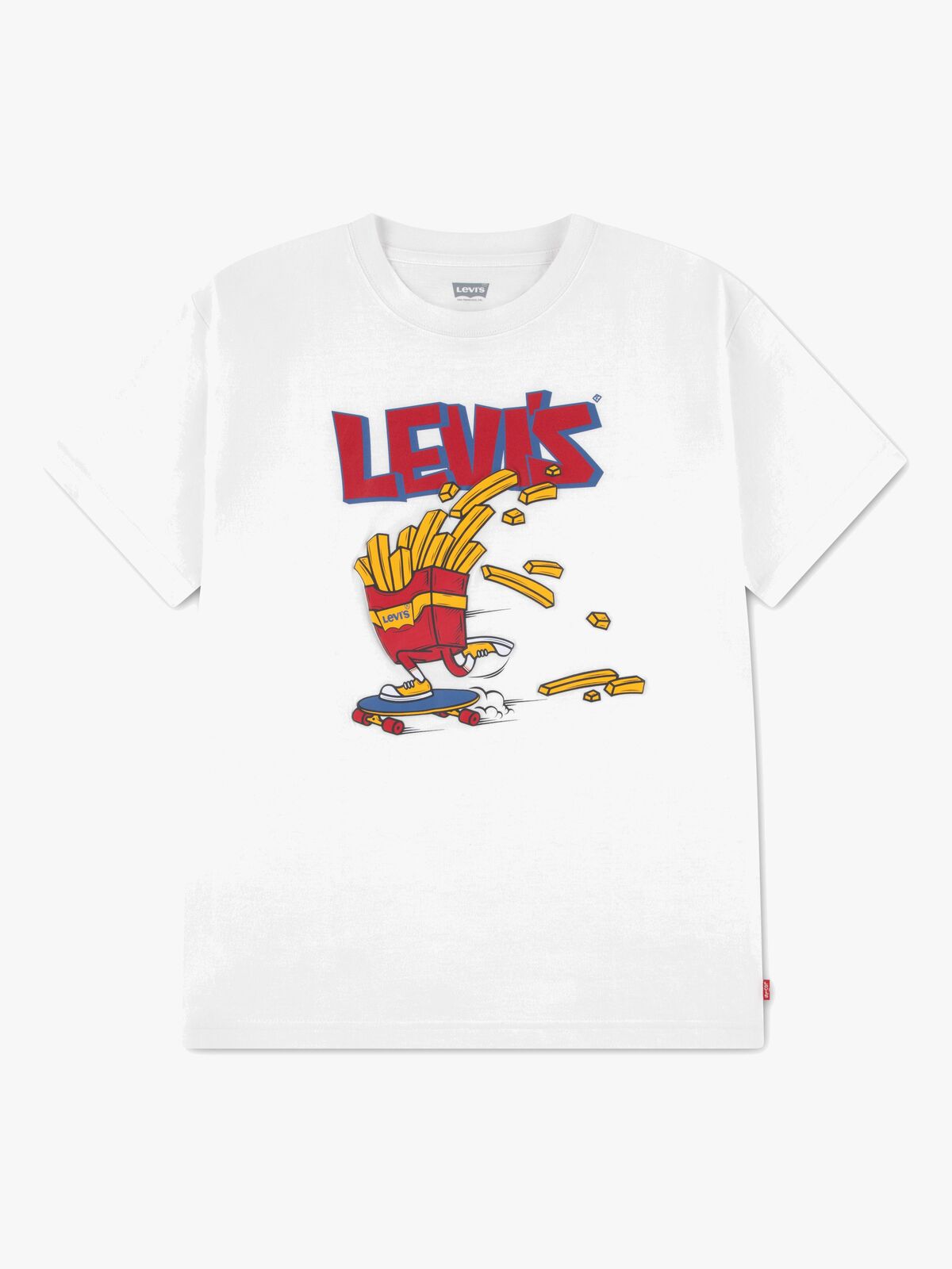Levi's LVB Fries On The Loose T-paita, Bright White