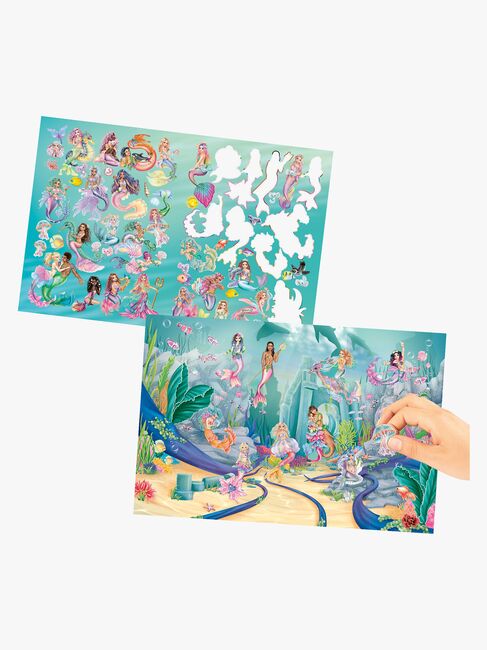 TOPModel Stickerworld Tarrakirja Merenneito, Metallic