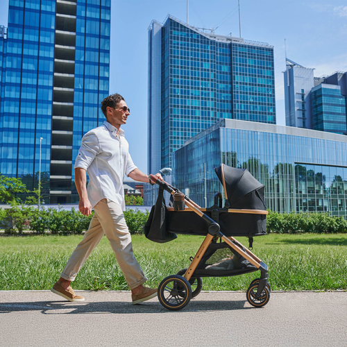 Kinderkraft ESME 2-in-1 Yhdistelmävaunut, Pure Black