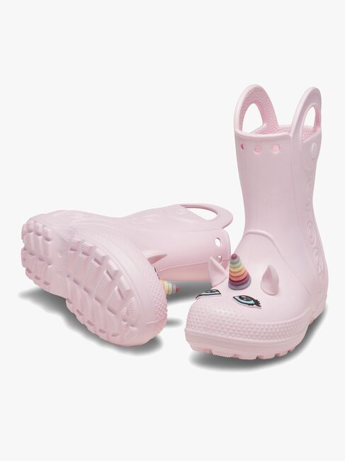 Crocs Handle It Unicorn Kumisaappaat, Pink Milk