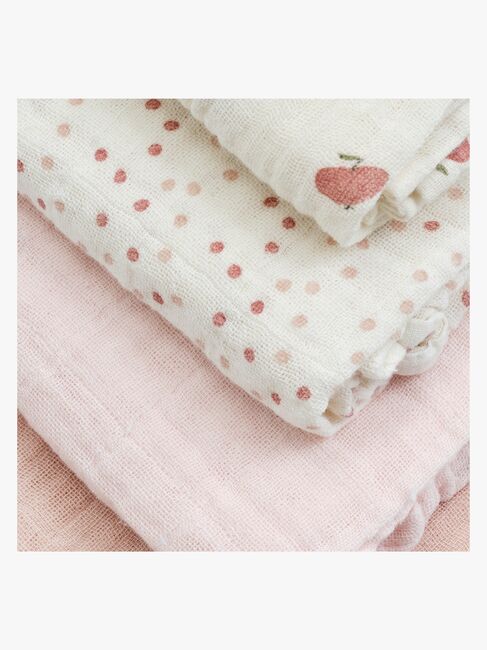 Peppi Musliiniviltti 8-pack, Rose Dust