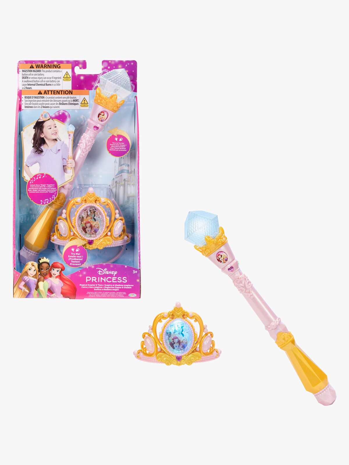 Disney Prinsessat Create Your World Naamiaisasu Taianomainen Tiara + Sauva
