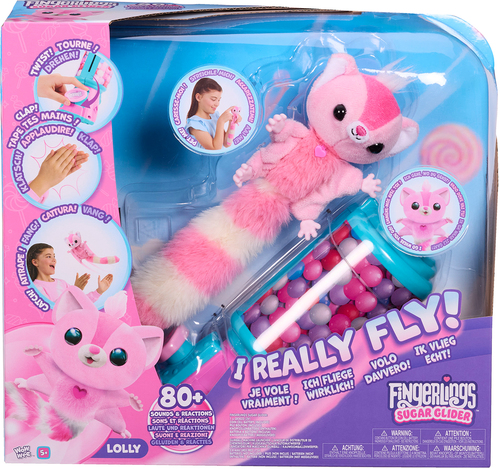 Fingerlings  Interaktiivinen Pehmolelu Sugar Glider