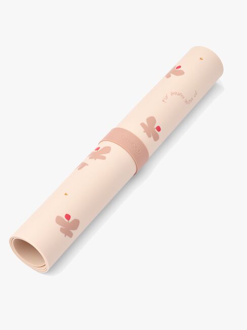 LIEWOOD Jude Ruokailualusta + Printti, Butterfly/Apple blossom