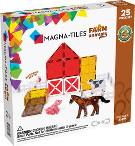 MagnaTiles Farm Animals Rakennussarja 25