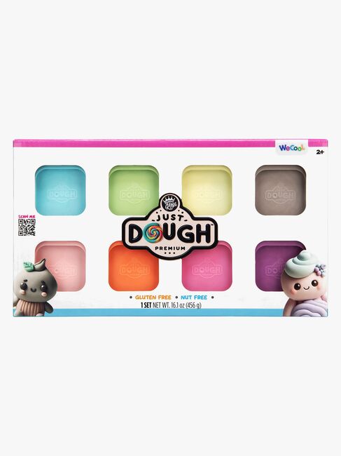 Just Dough Muovailuvaha Pastelli 71 g, 8-pack