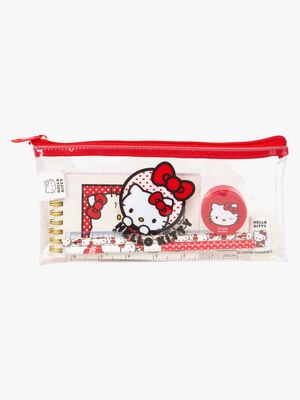 Hello Kitty Penaali + Kirjoitusvälinesetti, Vaaleanpunainen