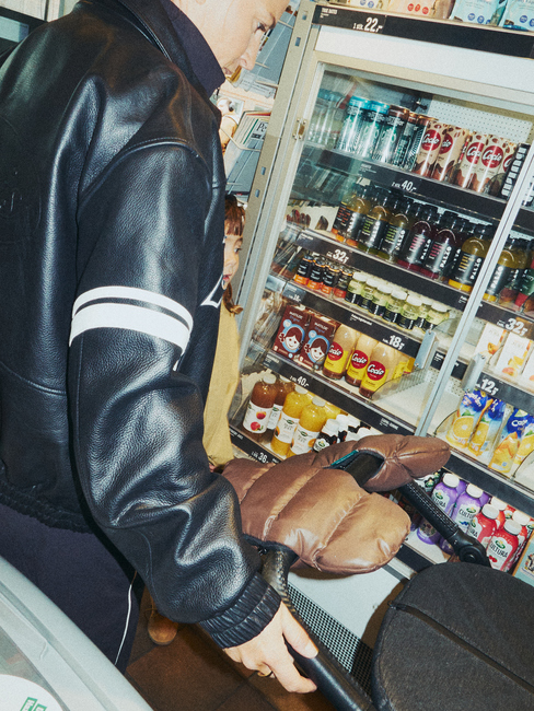 KONG.WALTHER Østerbro Puffer Vaunurukkaset, Chocolate Brown