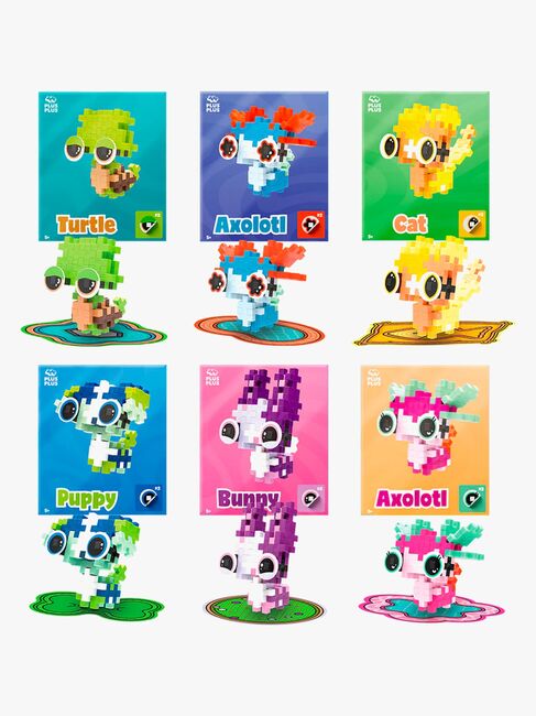 Plus Plus Rakennussarja Eläimet 6-pack